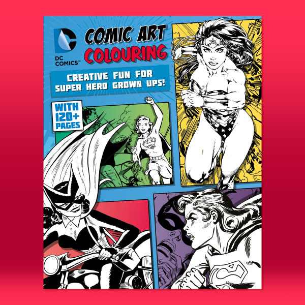 DC Comic Art Colouring